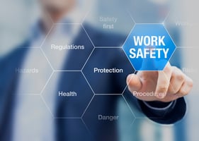 work safety digital art icon